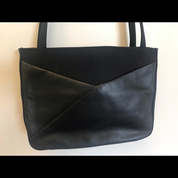 Hush Puppies dark navy leather bag - Picture 4 of 8